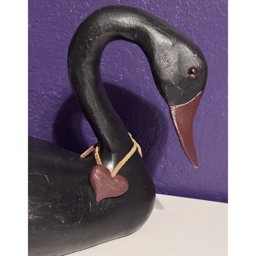Vintage Black Swan Decoy 18
